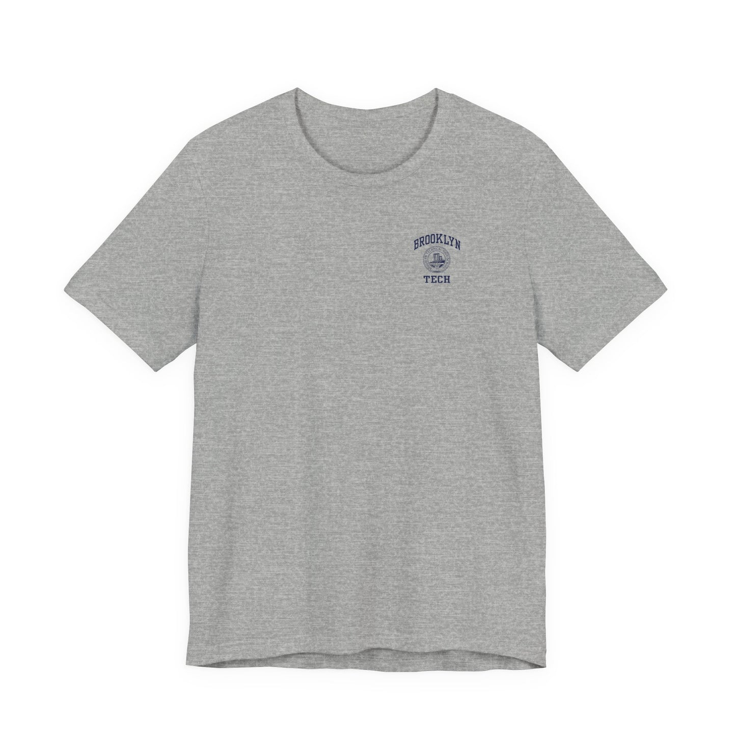 Classic Logo with Brooklyn Tech on Left Chest - Men's Jersey Short Sleeve T-Shirt
