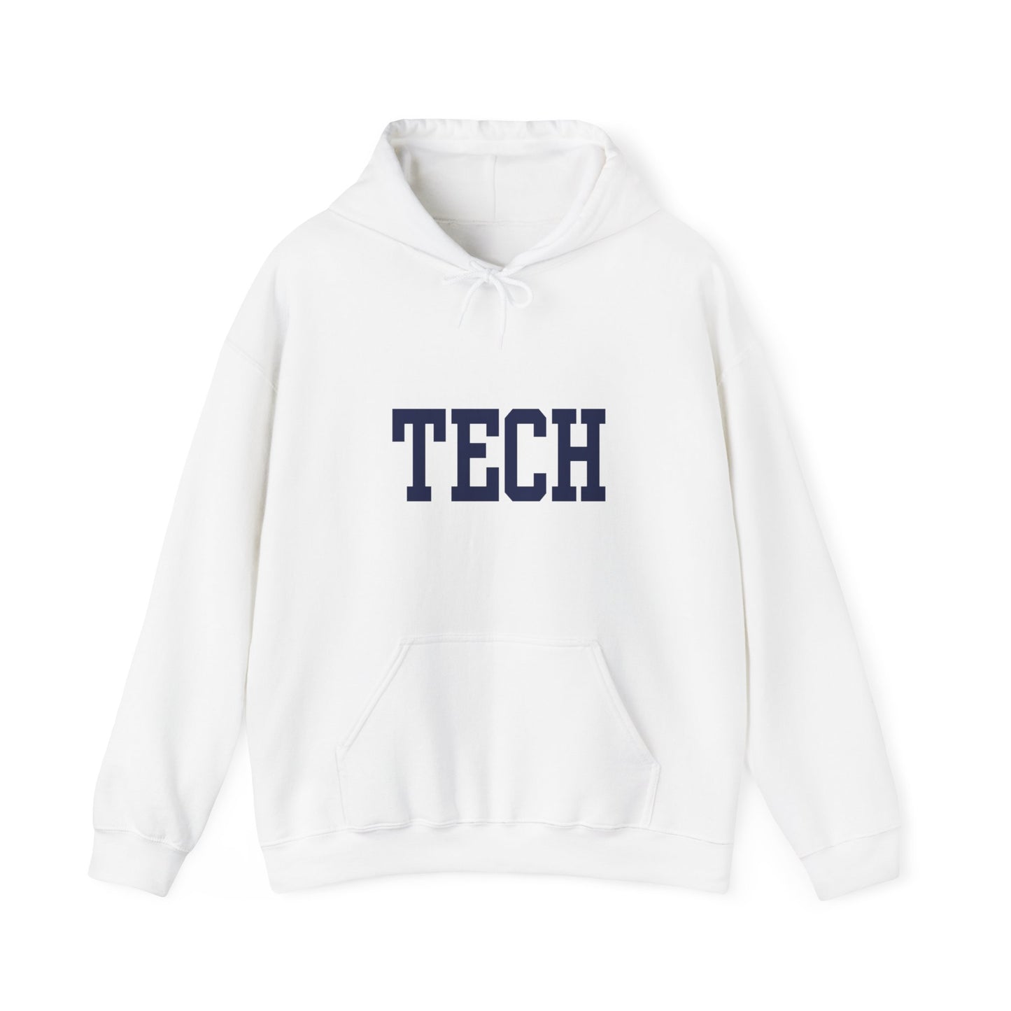 Tech - Classic Font - Men's Heavy Blend Hooded Sweatshirt