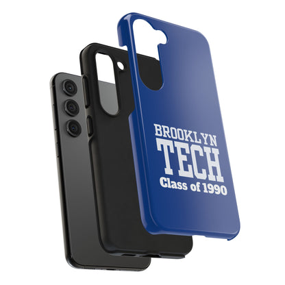 Brooklyn Tech Class Of 1990 Tough Phone Case - Blue