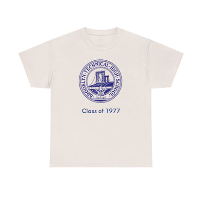 Classic Tech Seal - Men's Heavy Cotton T-Shirt - Class Of 1977