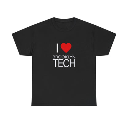 Boutique - I Love Brooklyn Tech Unisex Heavy Cotton T-shirt (Modern Font)