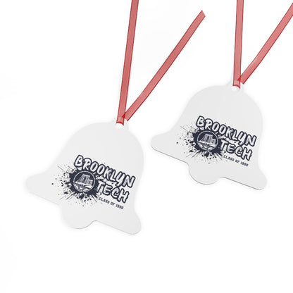 Class of 1990 Commemorative Metal Ornaments - Navy font