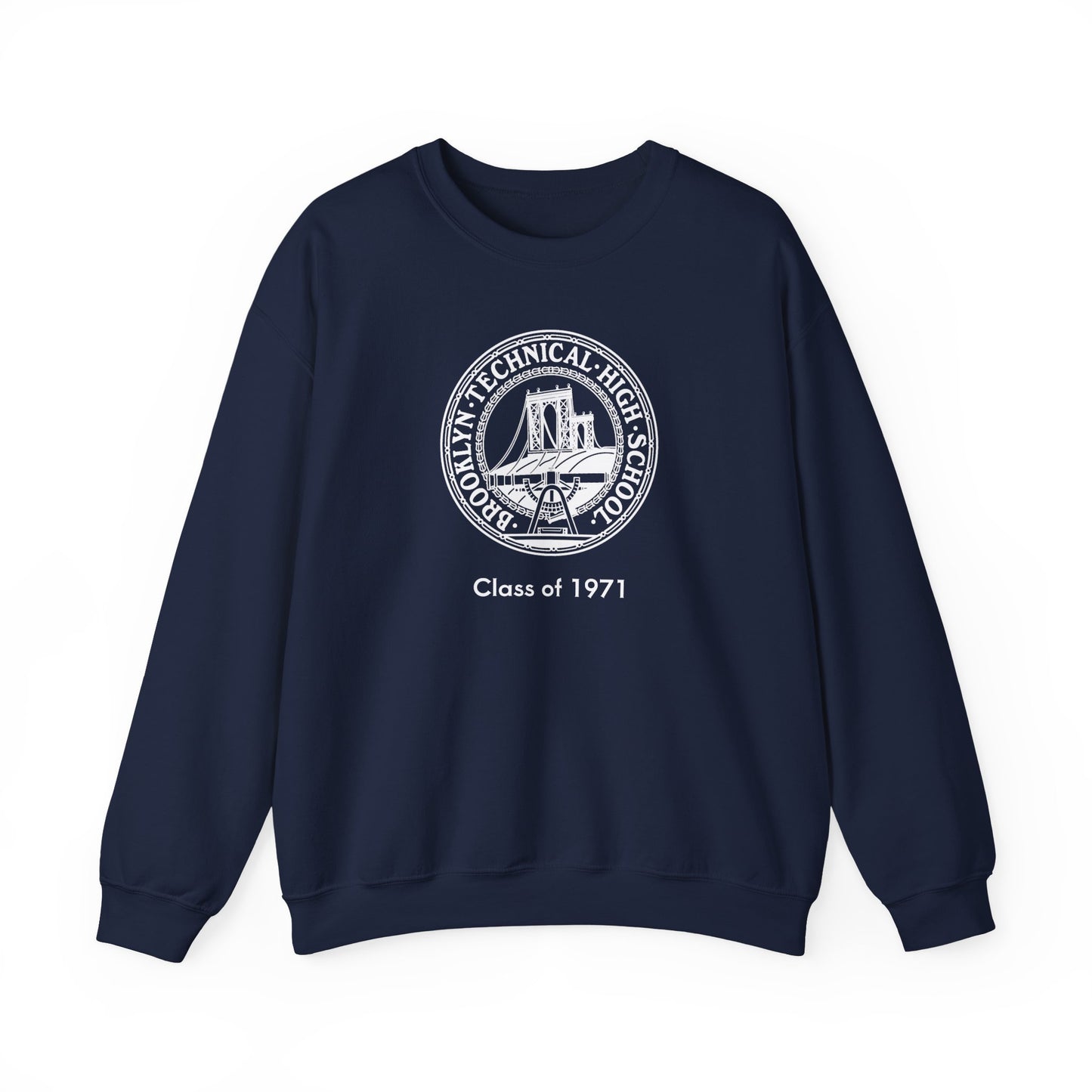 Classic Tech Logo - Class of 1971 - Men's Heavy Blend™ Crewneck Sweatshirt