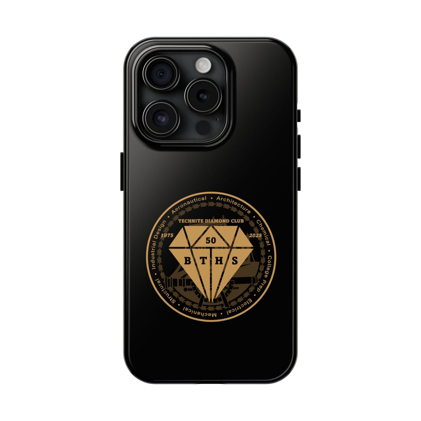 Class of 1975 Commemorative Tough Phone Cases - Black