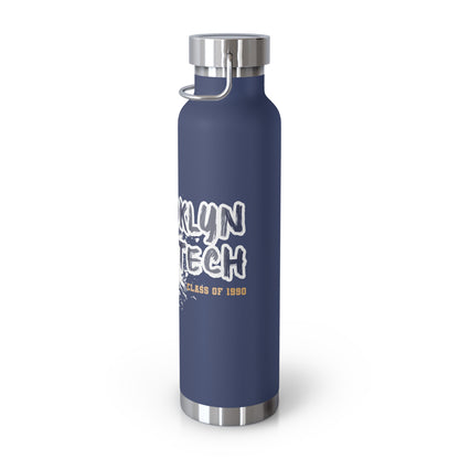 Class Of 1990 Commemorative Copper Vacuum Insulated Bottle, 22oz - Gold Font