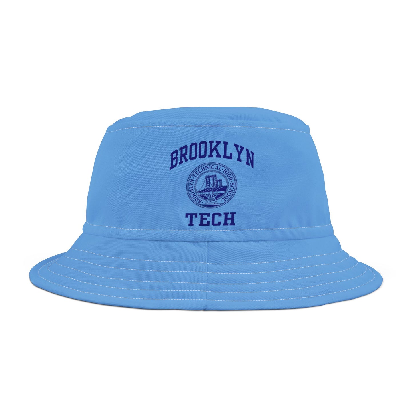 Brooklyn Tech Classic Logo - Bucket Hat - Light Blue