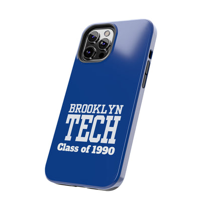 Brooklyn Tech Class Of 1990 Tough Phone Case - Blue