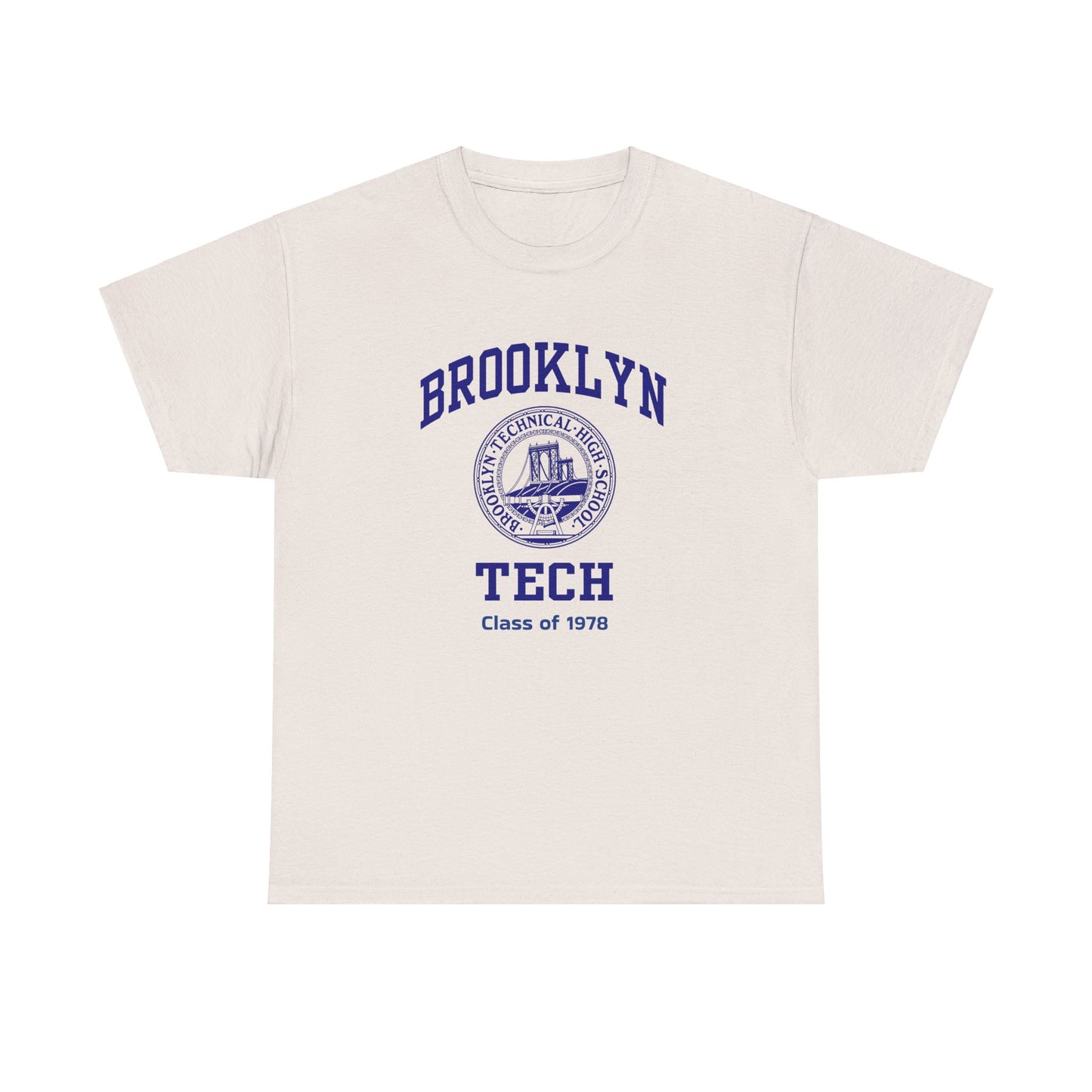 Brooklyn Tech Classic Logo - Men's Heavy Cotton T-Shirt - Class of 1978