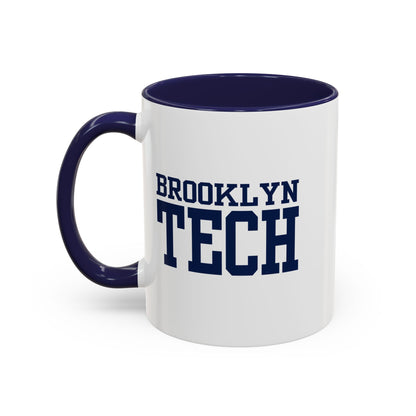 Classic Tech Logo - Accent Coffee Mug - White