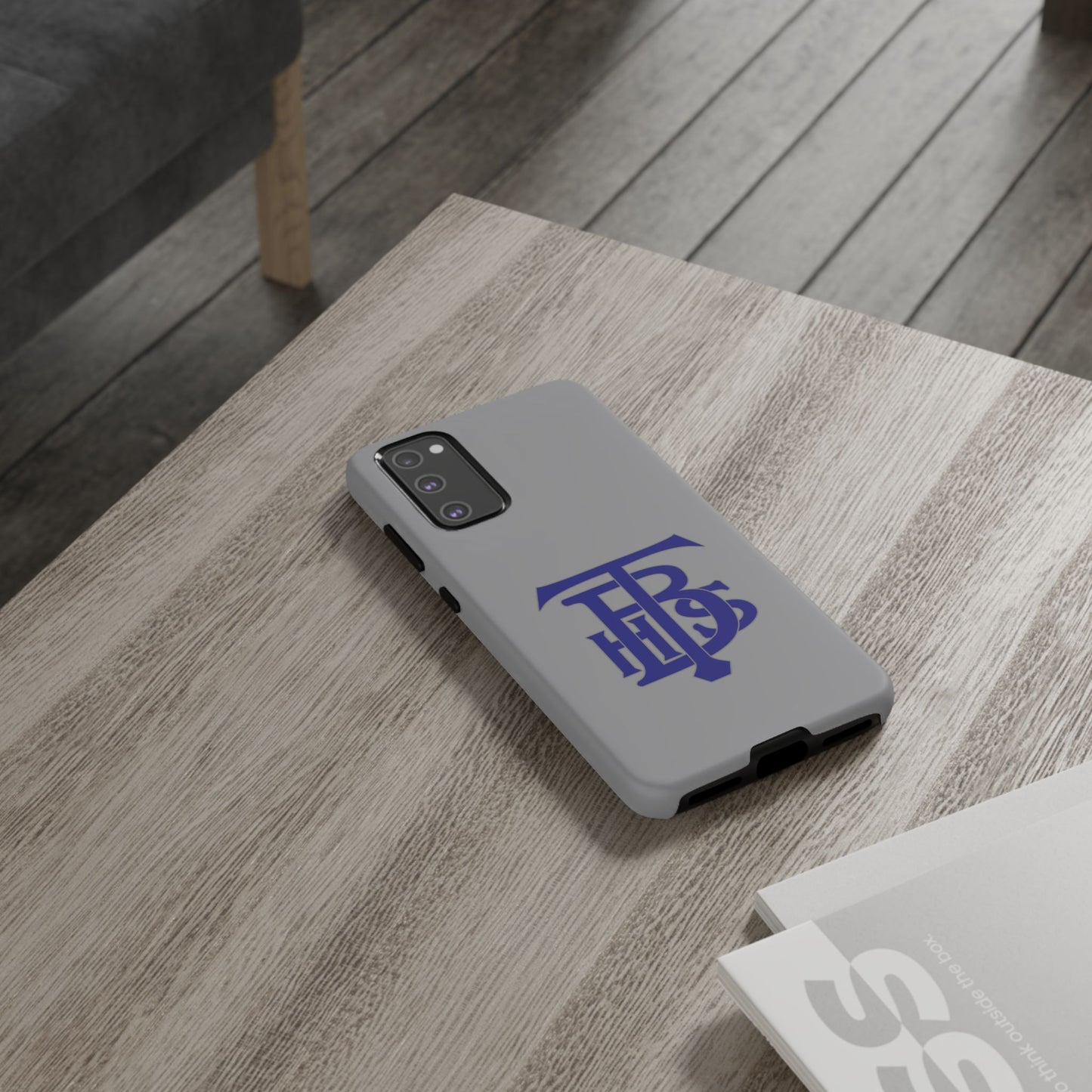Stacked Logo - Tough Phone Cases - Gray - Samsung phones
