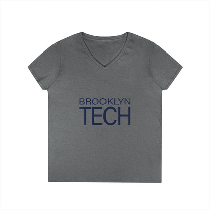 Modern Brooklyn Tech Ladies' V-Neck T-Shirt