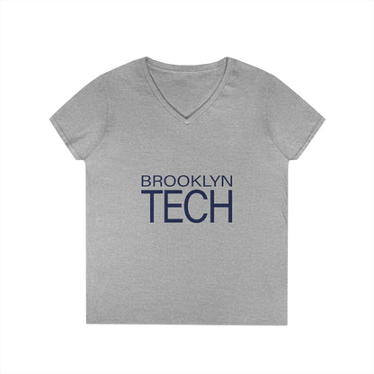 Modern Brooklyn Tech Ladies' V-Neck T-Shirt