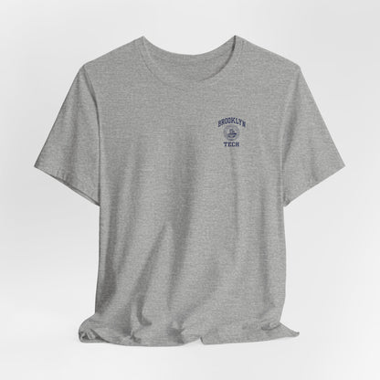 Classic Logo with Brooklyn Tech on Left Chest - Men's Bella + Canvas Short Sleeve Jersey T-Shirt