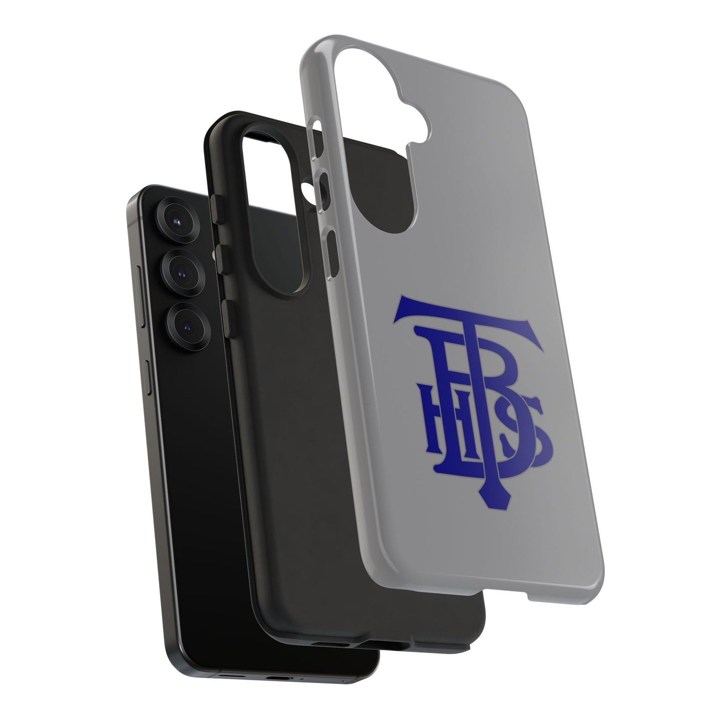 Stacked Logo - Tough Phone Cases - Gray - Samsung phones