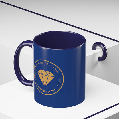 Diamond Club - Accent Mug - Navy/gold