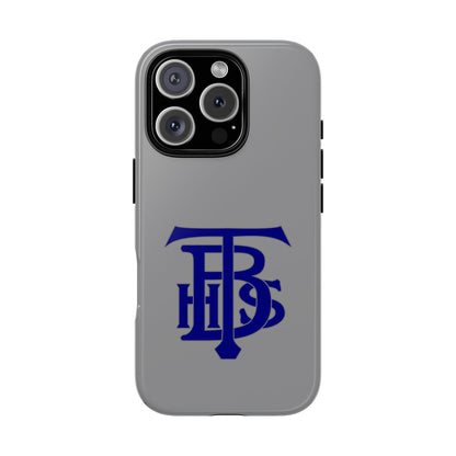 Stacked Logo - Tough Phone Cases - Gray - iPhones