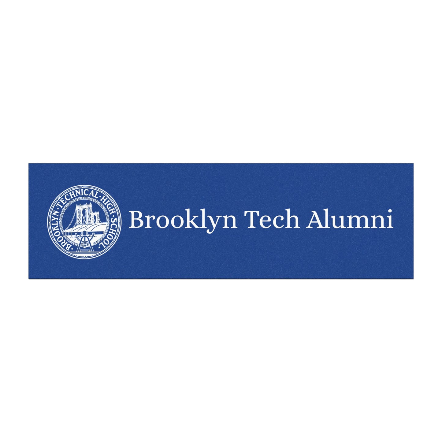 Brooklyn Tech Alumni Car Magnet 10" x 3"
