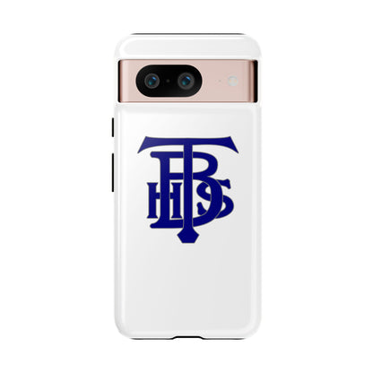 Stacked Logo - Tough Phone Cases - White