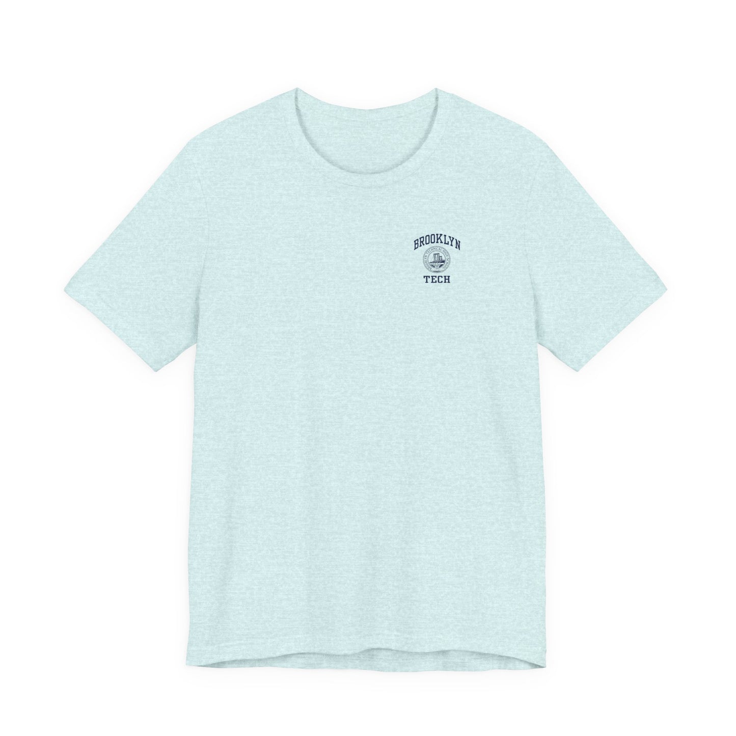 Classic Logo with Brooklyn Tech on Left Chest - Men's Bella + Canvas Short Sleeve Jersey T-Shirt