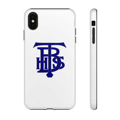 Stacked Logo - Tough Phone Cases - White