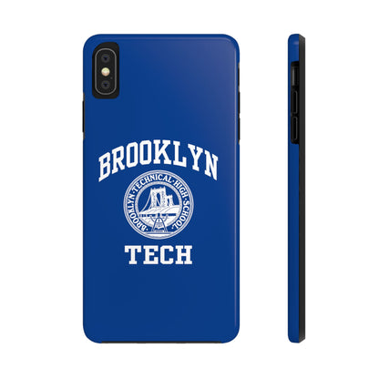 Brooklyn Tech Classic Logo - Tough Phone Cases - Navy