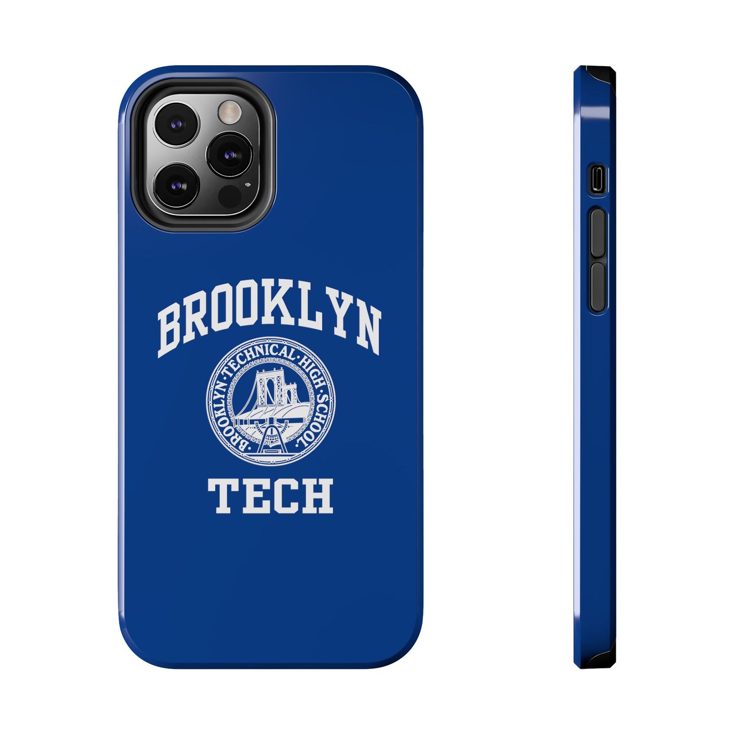 Brooklyn Tech Classic Logo - Tough Phone Cases - Navy