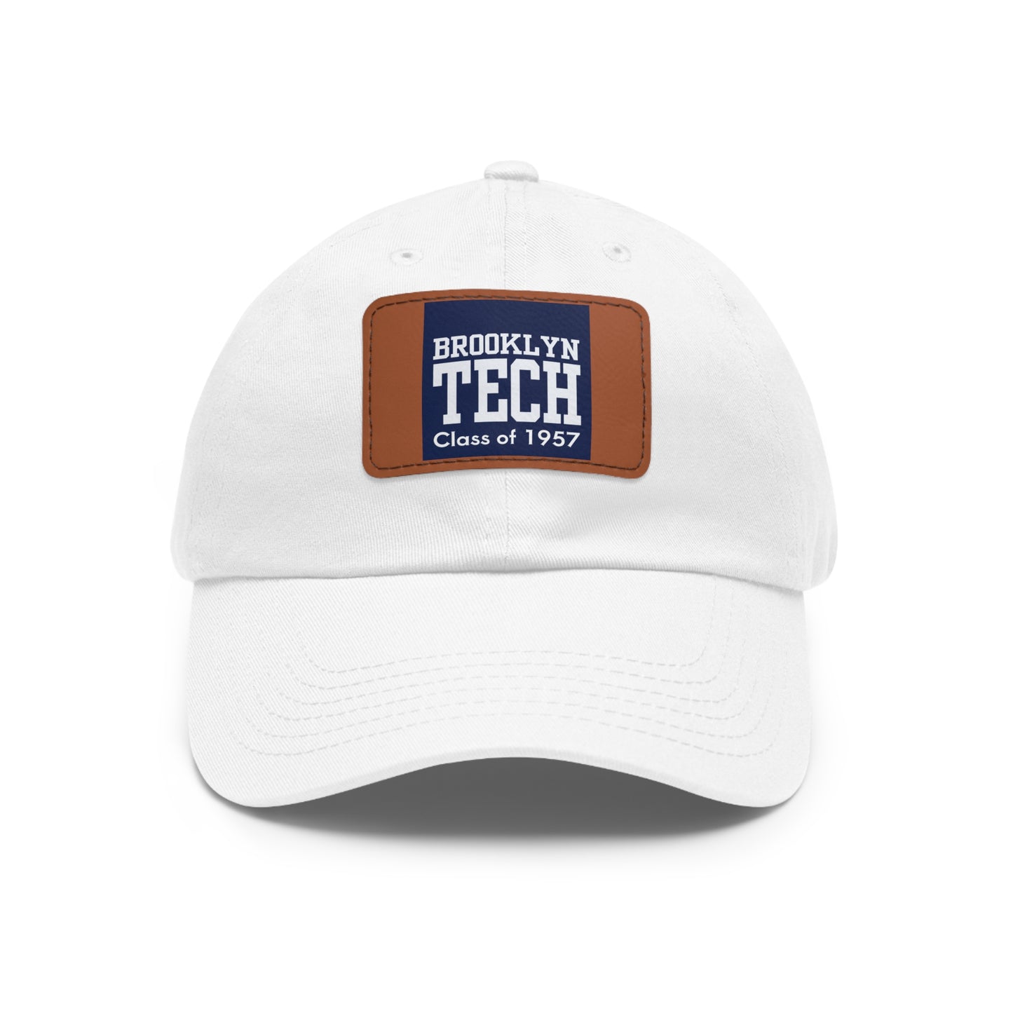 Classic Brooklyn Tech - Hat with Leather Patch (Rectangle) - Class of 1957
