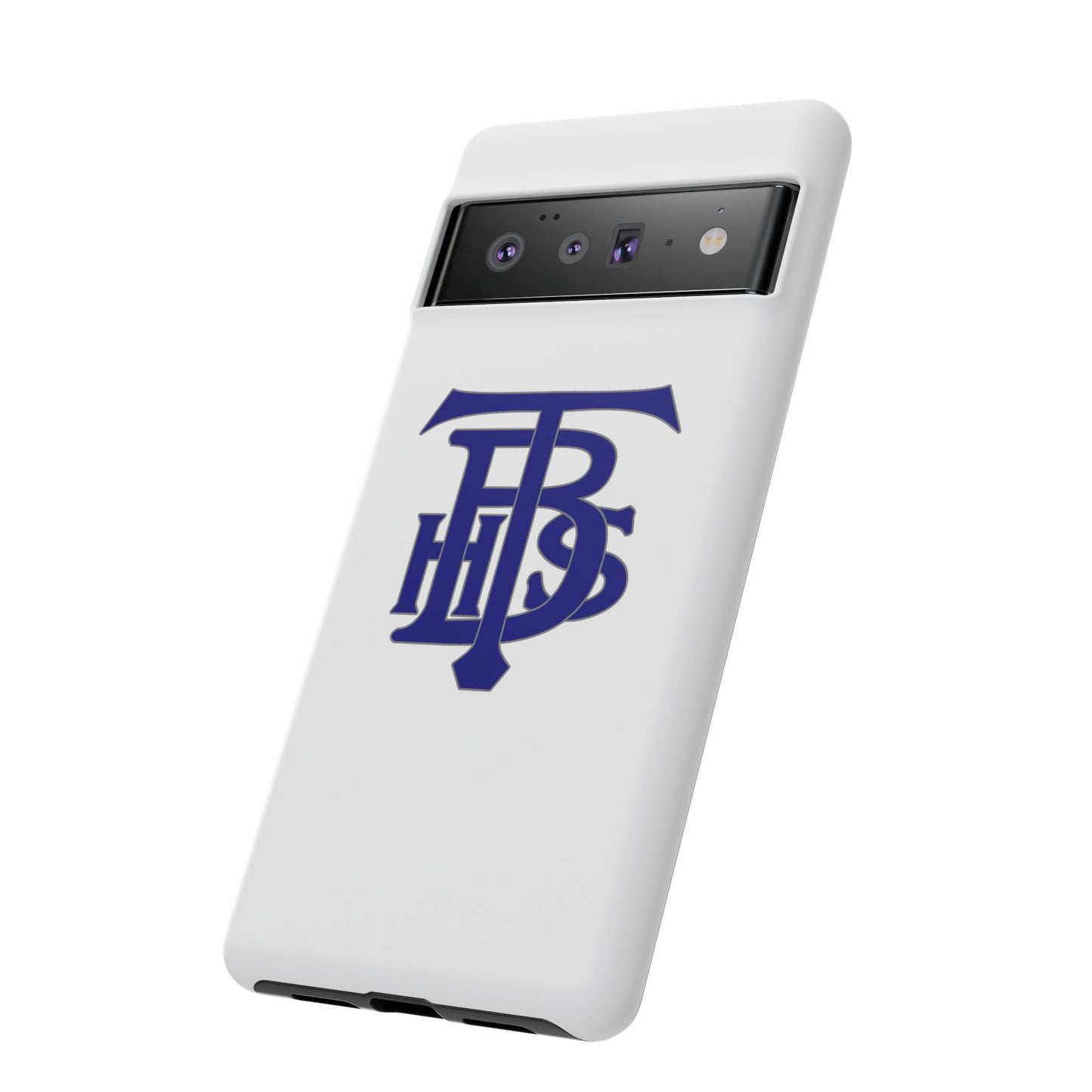 Stacked Logo - Tough Phone Cases - White