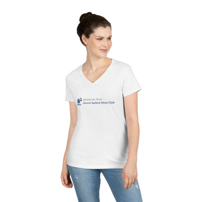 Brooklyn Tech Alumni Spiked Shoe Club Ladies' V-Neck T-Shirt
