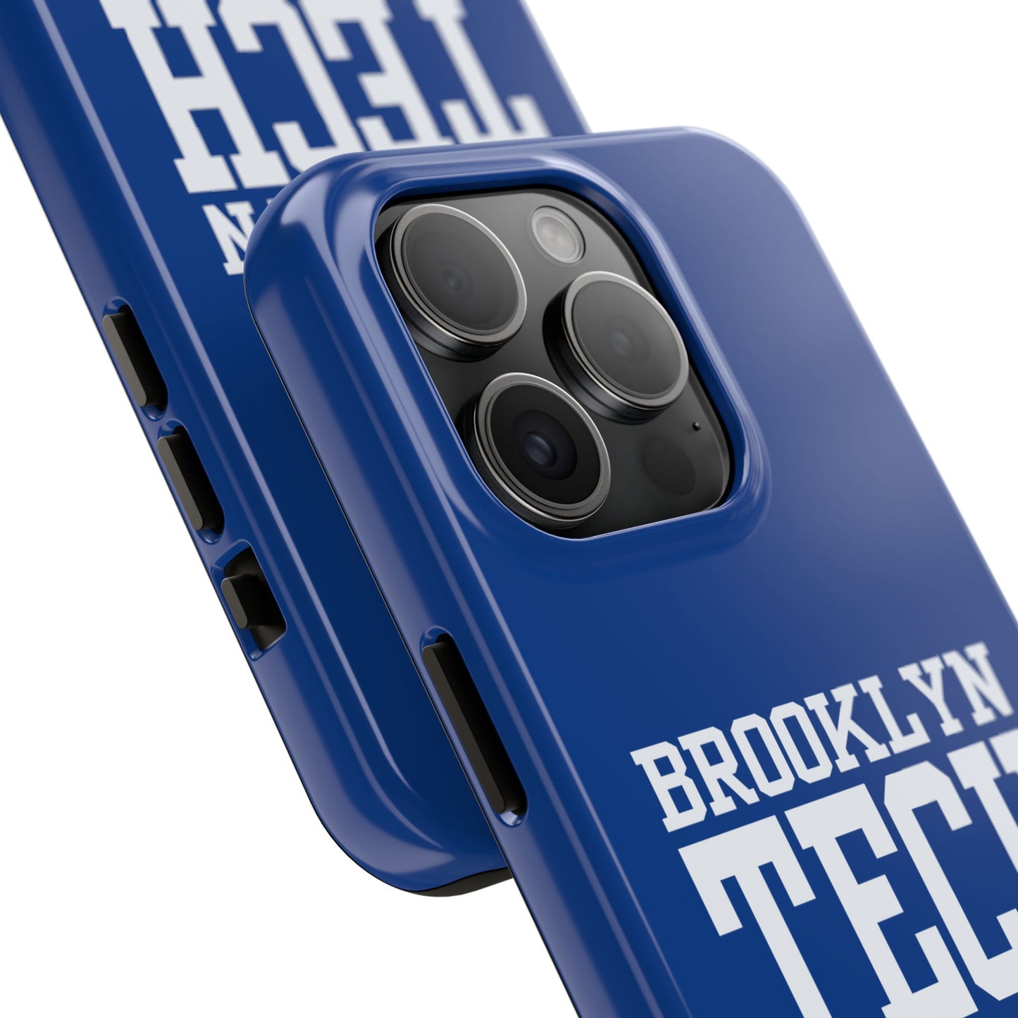 Brooklyn Tech Class of 1995 Tough Phone Case - Blue with white graphics