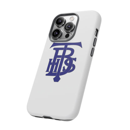 Stacked Logo - Tough Phone Cases - White