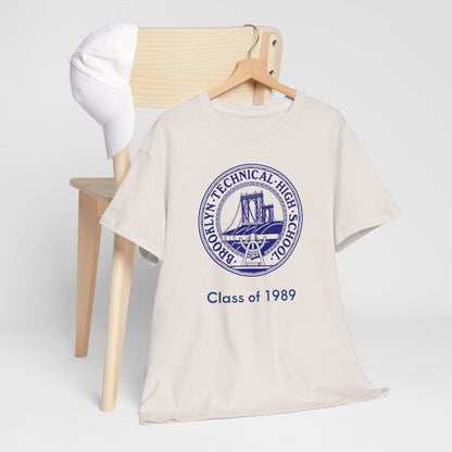 Classic Tech Seal - Men's Heavy Cotton T-Shirt - Class Of 1989