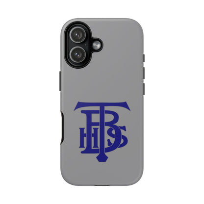 Stacked Logo - Tough Phone Cases - Gray - iPhones