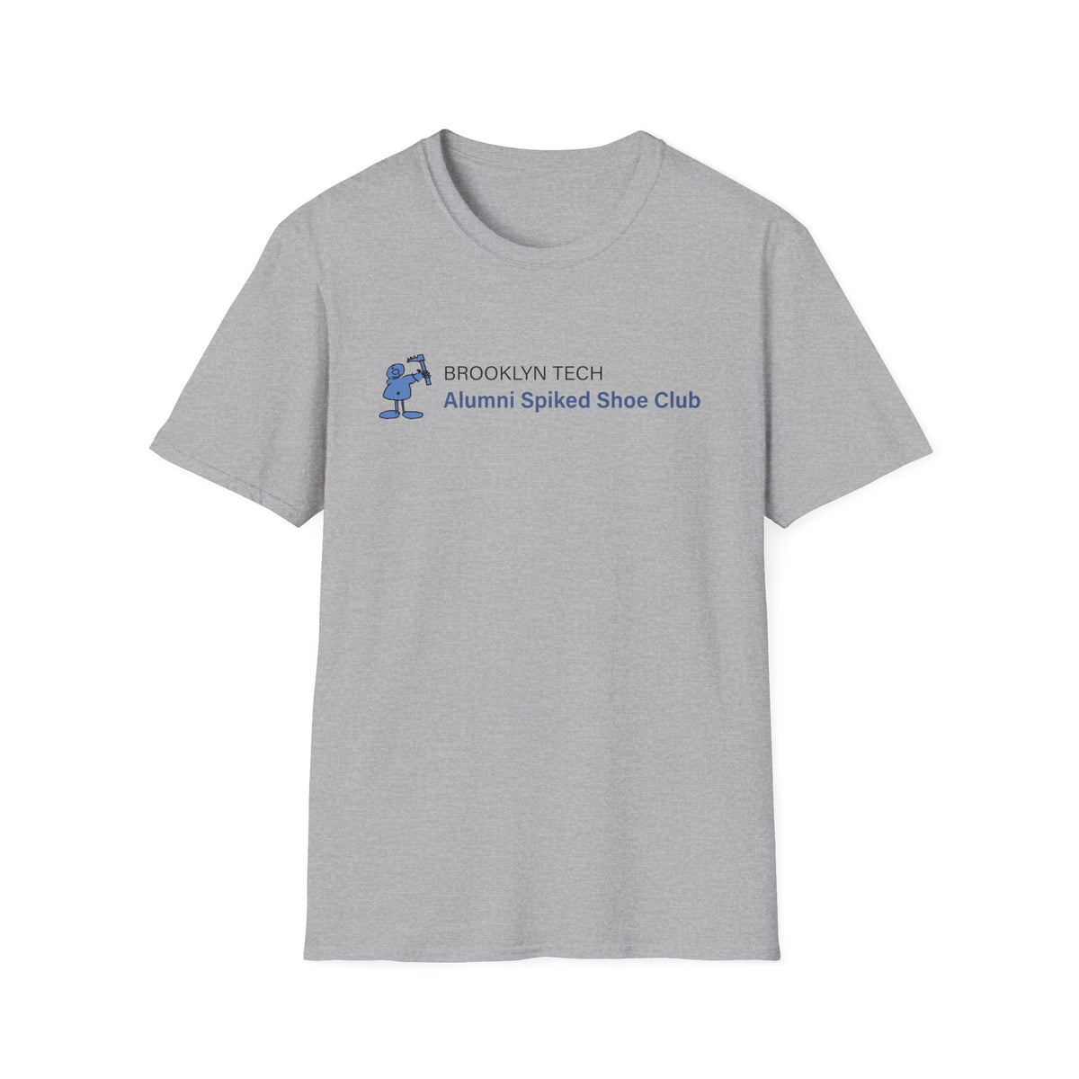 Brooklyn Tech Alumni Spiked Shoe Club Softstyle T-Shirt - Rectangular Logo