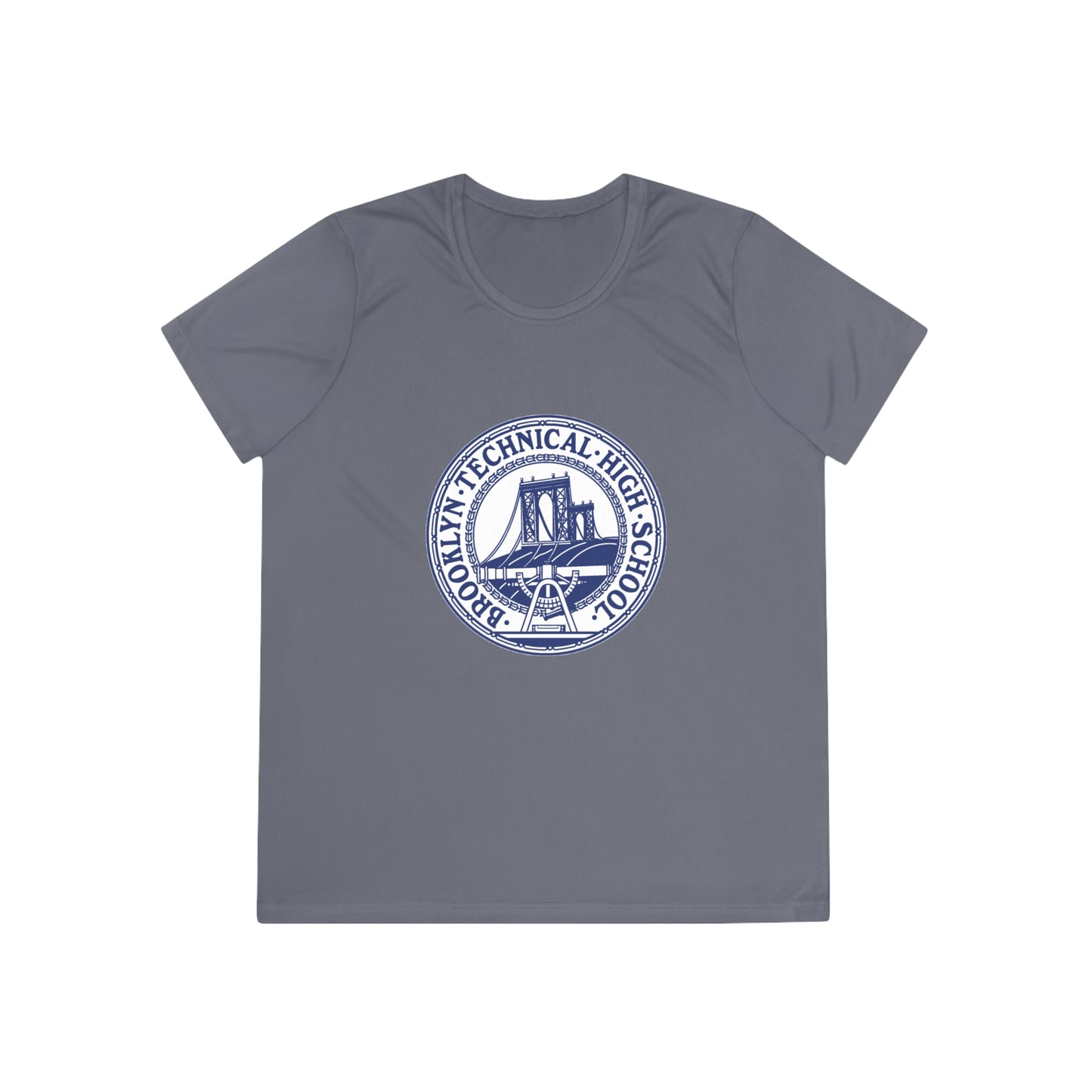 Classic Tech Seal With Background - Ladies Competitor T-Shirt