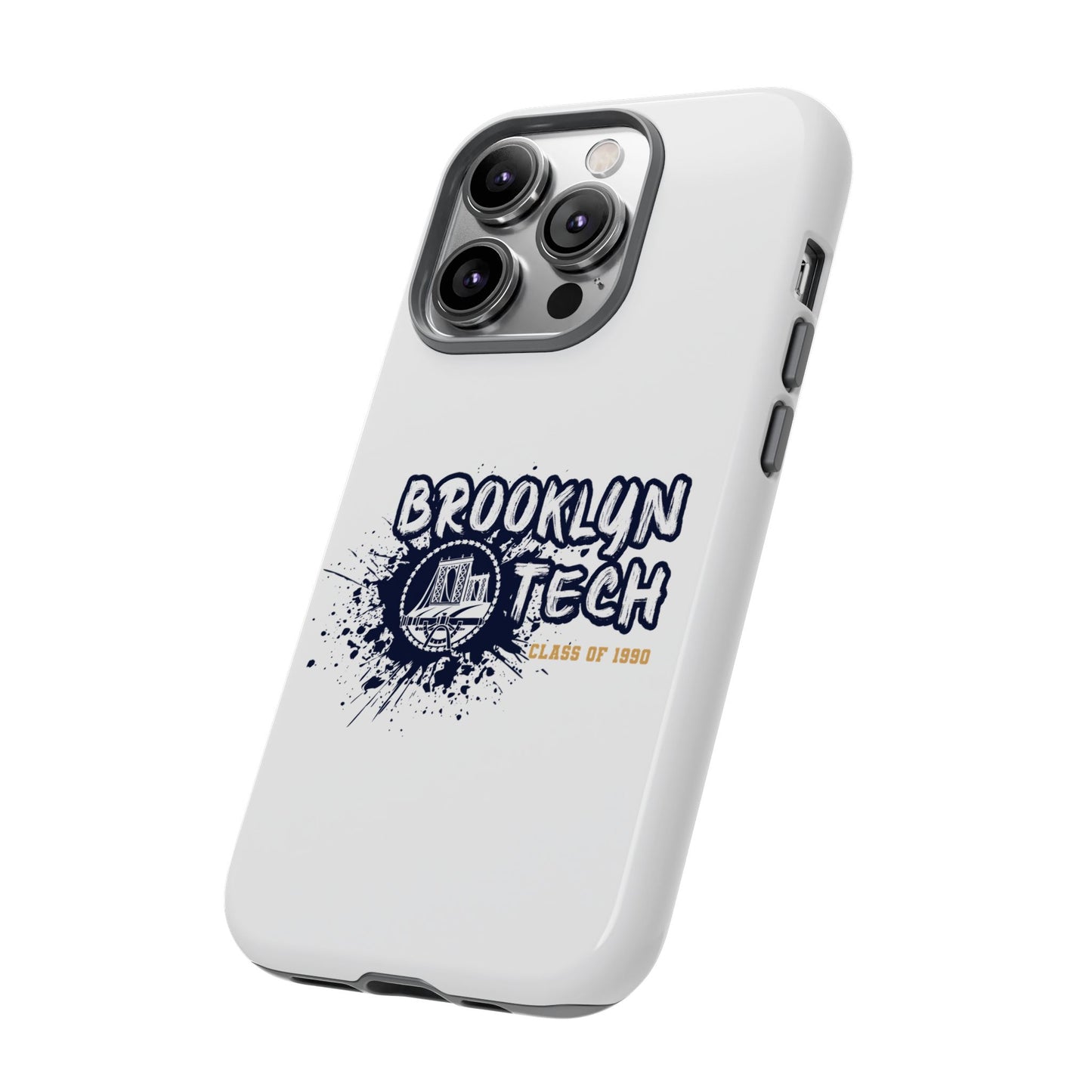 Class of 1990 Commemorative Tough Cases - iPhone Only - Gold font on White background