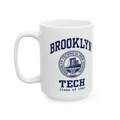 Classic Logo with Brooklyn Tech - Class of 1960 - Ceramic Mug (11oz/15oz)