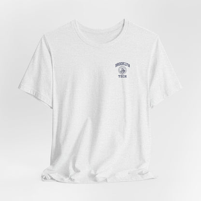 Classic Logo with Brooklyn Tech on Left Chest - Men's Bella + Canvas Short Sleeve Jersey T-Shirt
