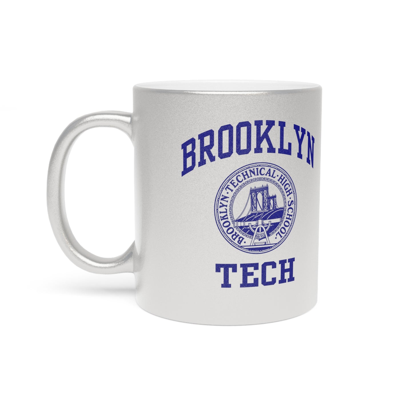 Brooklyn Tech Classic Logo - Metallic Mug (silver\gold)