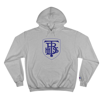 Stacked Logo With Shield - Champion Hoodie