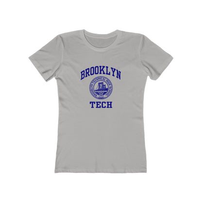 Brooklyn Tech Classic Logo - The Boyfriend Tee for Women