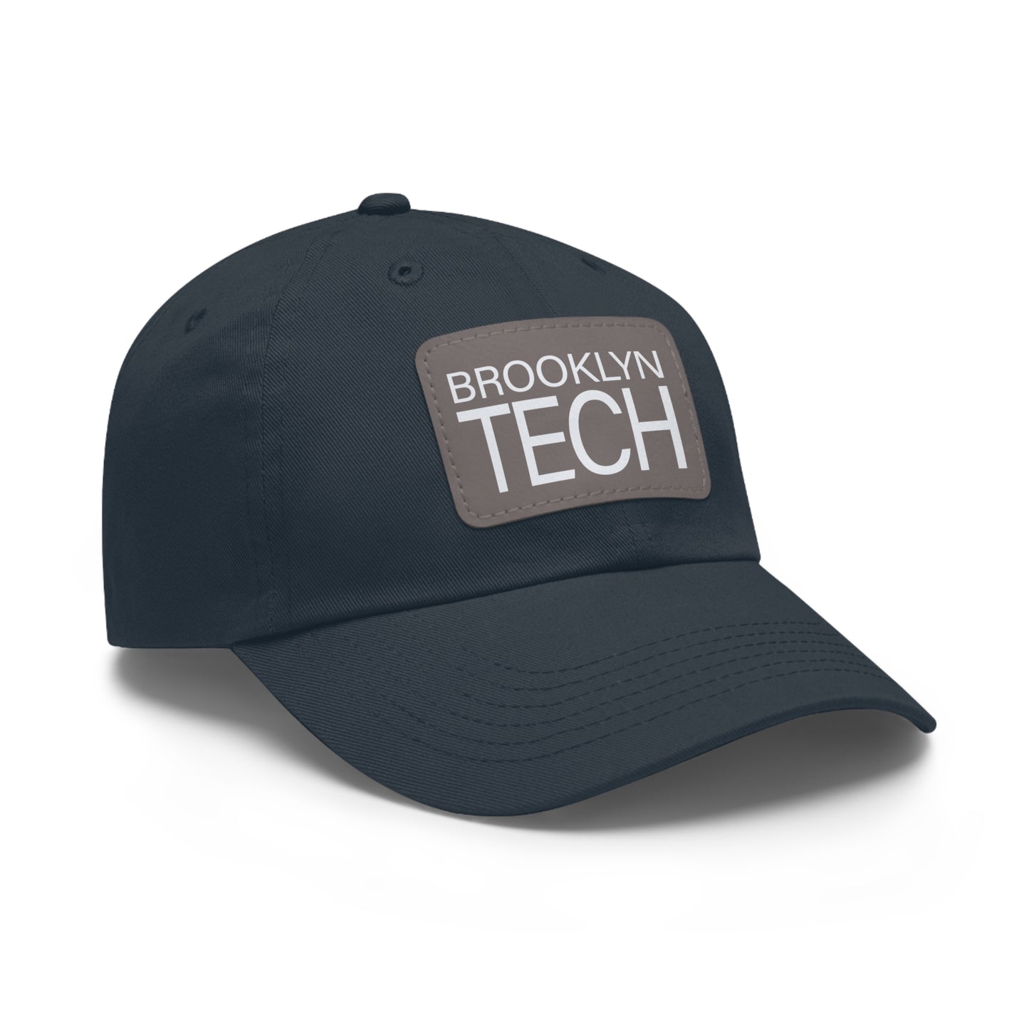 Modern Brooklyn Tech - Hat With Rectangular Leather Patch