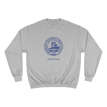 Tech Classic Logo (front) - Tech (back) - Champion Crewneck Sweatshirt - Class Of 2024