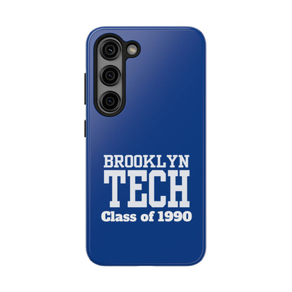 Brooklyn Tech Class Of 1990 Tough Phone Case - Blue