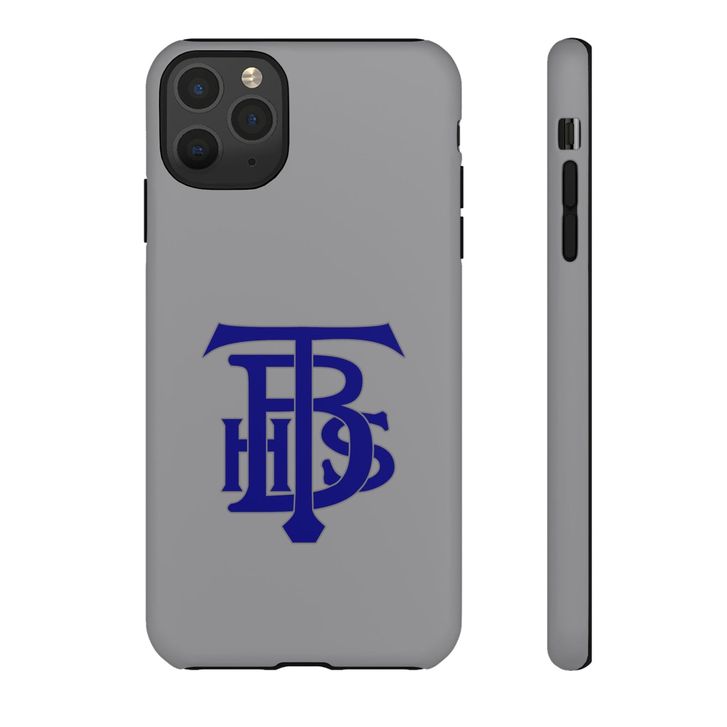 Stacked Logo - Tough Phone Cases - Gray - iPhones