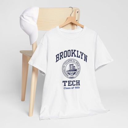 Brooklyn Tech Classic Logo - Men's Heavy Cotton T-Shirt - Class of 1959