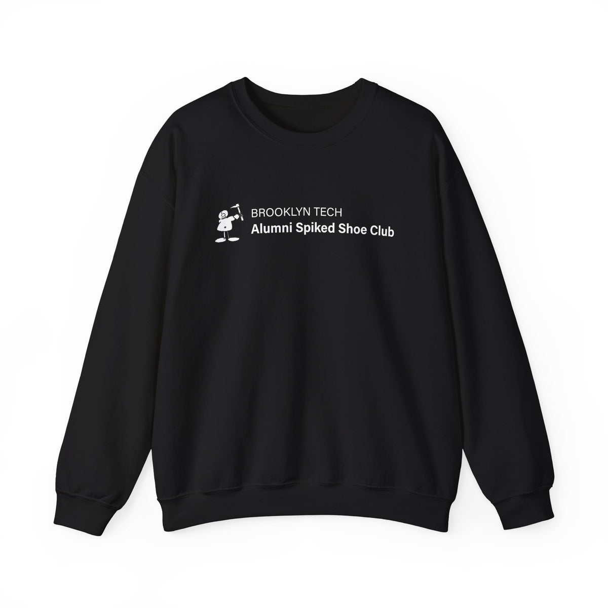 Brooklyn Tech Alumni Spiked Shoe Club Crewneck Sweatshirt - Rectangular Logo