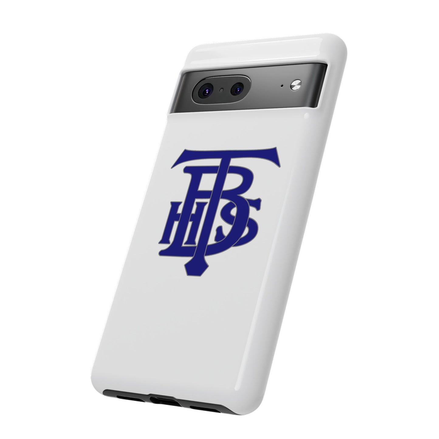 Stacked Logo - Tough Phone Cases - White