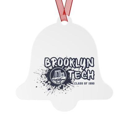 Class of 1990 Commemorative Metal Ornaments - Navy font