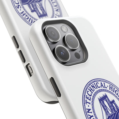 Classic Tech Seal - Impact-Resistant Phone Cases - Iphone Or Samsung - White